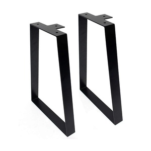 Thiết Kế Hiện Đại Phong Cách Công Nghiệp Bàn Màu Đen Chân Kim Loại Băng Ghế Dự Bị Chân Cho Đồ Nội Thất Chân Bàn Chân - Product Image 1