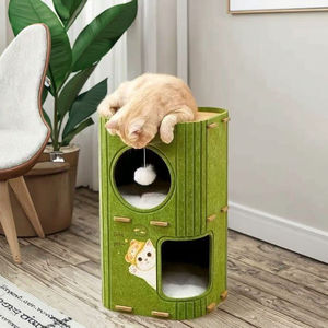 ضوء فاخر حديث ، شعر متعدد الطبقات ، جميع الفصول المغلقة ، وسادة تشمل شجرة القط المتكاملة سهلة - Product Image 2