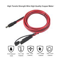 Câble adaptateur coaxial SAE vers DC 5521, déconnexion rapide, prise SAE vers câble d'alimentation DC 8 mm
