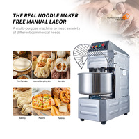 Machine à pétrir la pâte industrielle en acier inoxydable, capacité 50 kg, 25 kg, 30 kg, pétrin à spirale pour la farine