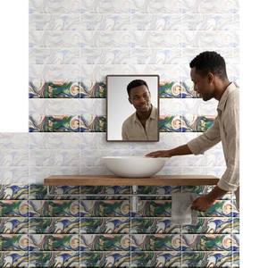 Azulejo de Pared Cerámico Digital de 300x450 mm para Cocina y Pasillo, Función de Ladrillo Refractario, Impermeable, Diseño Industrial, Uso Interior - Product Image 2