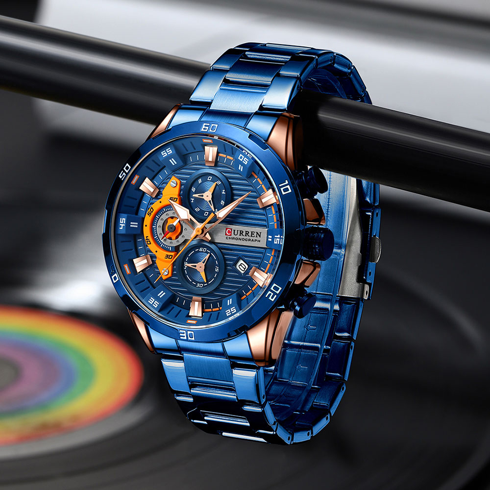 Curren *出品 CURREN 8402 Watch - Stylish & Functional Quartz Timepiece