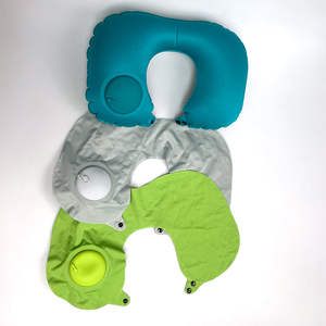 Waterproof Airplane Camping Sleep Soft Neck Support Fiber Travel <strong>Pillow</strong> Foldable Inflatable <strong>Pillow</strong> - Product Image 1