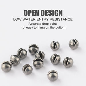 لوسهازر شوت ثقالة للصيد ثقالة ثناكر دائري قرصة رصاص قابلة للإزالة ثقالة مقسمة g صحن 1 جرام 2 جرام قطع غطاسون - Product Image 3