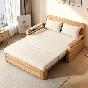 Juego de muebles para sala de estar, sofá cama seccional de cuero de lujo, sofá en forma de U con chaise longue para sala de estar grande. - Product Image 1