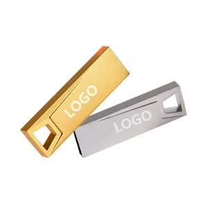 Clé mémoire haute vitesse en métal 16 go 32 go 64 go 128 go clés USB étanche lecteur de saut stockage de données mini clés USB