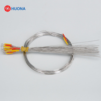 Cable Termoeléctrico de Platino Rodio Tipo S de 0.25mm, Excelente Estabilidad Térmica para Uso en Hornos Industriales