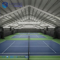 Bangunan Pusat Olahraga Struktur Baja Modern, Gedung Tenis Indoor Prefabrikasi Bentangan Lebar, Fasilitas Gimnasium Atletik