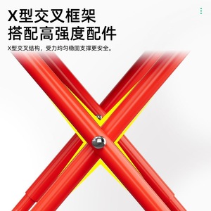 Folding <b>Stool</b> Square <b>Portable</b> Outdoor Camping Chair Red Khaki 28x24x26cm Foldable Garden Chair - Product Image 3