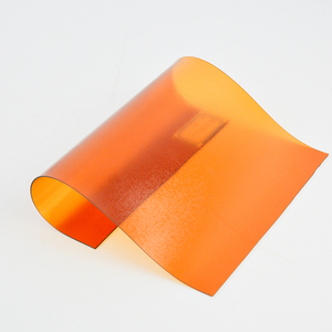 Tấm Rèm <span class=keywords><strong>Pvc</strong></span> Màu Cam Trong Suốt Mềm Mại Tùy Chỉnh Giá Nhà Máy - Product Image 2