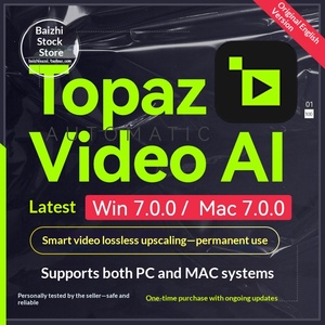 มีโมเดล <span class=keywords><strong>AI</strong></span> <span class=keywords><strong>Topaz</strong></span> <span class=keywords><strong>Video</strong></span> <span class=keywords><strong>AI</strong></span> 5x6x7x สำหรับ MAC WIN ปรับปรุงวิดีโอแบบไม่สูญเสียคุณภาพ ซ่อมแซมและเติมเต็มภาพ - Product Image 3
