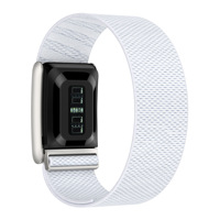 Bracelet de montre sport en nylon réglable compatible avec WHOOP 5.0, bracelet de remplacement respirant tissé avec fermoir métallique