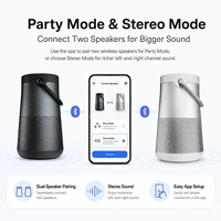 Radiador Pasivo Dual BOSES 360 °   Altavoz Portátil con Bajos Profundos y Amplia Cobertura Sonora, Altavoz Inalámbrico BT