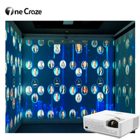 Nouvelle technologie d'affichage 3d mur vidéo écran tactile immersif jeu interactif hologramme photo projecteur mural pour expositions