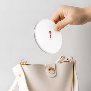 LED ışık cüzdan el makyaj aynası ile taşınabilir katlanır Mini 2x büyüteç - Product Image 3