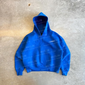 Ensemble de survêtement baggy 2 pièces surdimensionné de haute qualité, personnalisé, pour fabricant – Hoodies et joggers vierges personnalisables - Product Image 2