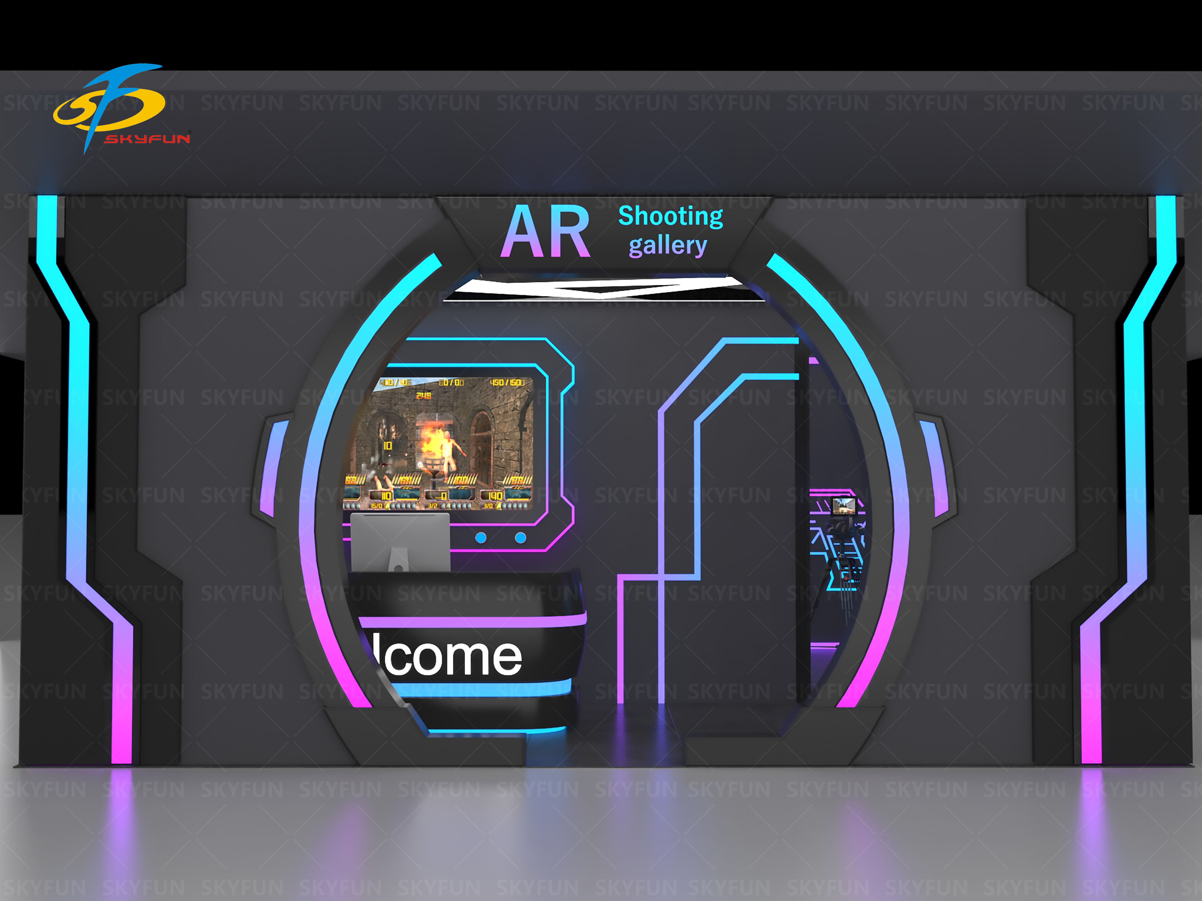 Skyfun Virtual Reality Amusement Park VR Shooting Games VR Games