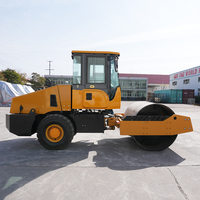 Rouleau Vibratoire à Grand Tambour, Force d'Excitation de 10,6 Tonnes, Grand Compacteur pour la Construction Routière, la Compactation de l'Asphalte et la Compactation des Terrains