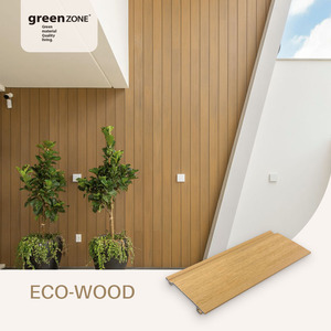 แผ่นผนังภายนอก WPC คอมโพสิตไม้พลาสติก ดีไซน์คลาดดิ้ง ขนาด 130*18 มม. ยี่ห้อกรีนโซน ติดตั้งง่าย พื้นผิวเรียบ - Product Image 5
