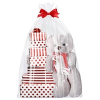 6 sacs en cellophane transparent extra larges 40x60 pouces, sacs de rangement anti-humidité pour cadeaux, valises et bagages