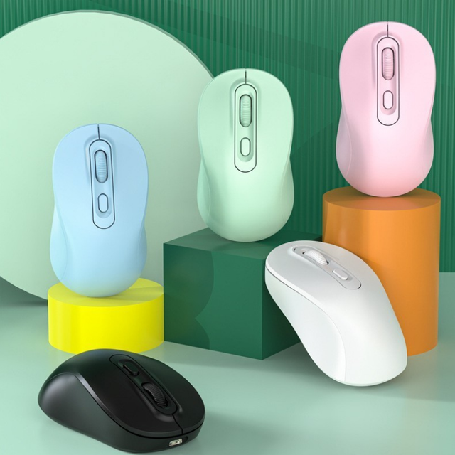 Wireless Mouse, 2.4G Slim Portable Computer Laptop Mouse with USB Receiver Quiet Silent Optical Mice for Notebook, PC, Laptop