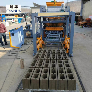 Máquina Hidráulica para Fabricar Bloques de Cemento QT4-15, Máquina para Hacer Bloques de Hormigón Huecos Entrelazados de Colores - Product Image 1
