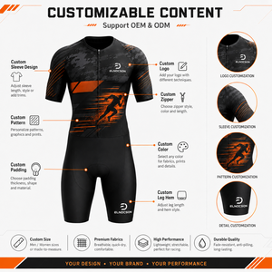 Traje de Triatlón Personalizado para Hombre, Traje de Ciclismo, Natación, Carrera, Ropa de Alto Rendimiento, Uniforme de Equipo, Fabricante - Product Image 2