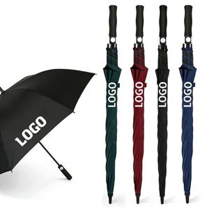 Parapluie personnalisé imprimé avec logo de golf, bleu et rouge, pour cadeaux promotionnels d'entreprise 54 - Product Image 1