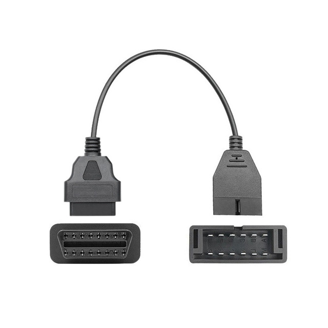 OBD1 to OBD2 GM Adapter Cable 12 Pin to 16 Pin ALDL Diagnostic Connector for Chevrolet GMC Buick Code Reader ELM327 Scan Tool