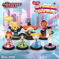 POP Mtar-Boîte mystère aveugle en PVC, jouets à la mode, poupées mignonnes en résine, ornements cadeaux pour Labubu, série Powerpuff originale, 100%