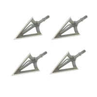 Pointes de flèches de chasse G5 Archery Broadhead 100 grains pour extérieur, 100 % acier, pour arbalète, pointes fixes haute performance