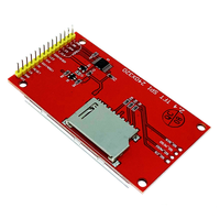 Antarmuka SPI 4 kawat ILI9341 SPI 240x320 modul TFT dengan kartu SD 2.4 inci modul TFT LCD