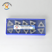 Lame de perçage spéciale Warrior's Bit OEM/ODM en carbure 55HRC revêtue gris clair, insert de finition à rayon pour gravure sur fonte