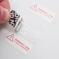 Étiquette de sécurité anti-effraction ronde autocollante imperméable à l'eau avec impression personnalisée, hologramme, étiquette anti-effraction sans résidu