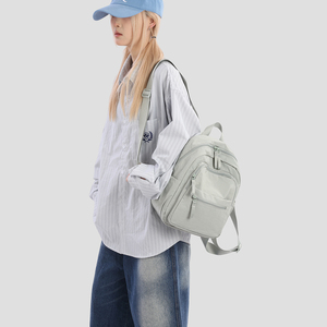 Travel Business Laptop <b>Backpack</b> Outdoor Lightweight Daily Use Softback Daypack Casual Training Zipper Closure Shoulders Bags - Product Image 4