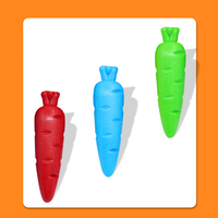Crayons de modelage en plastique pour enfants, 12 couleurs, sans salissure, en forme de carotte, vente en gros