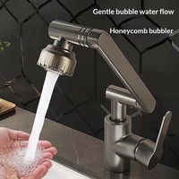 Robinet de cuisine Huoli en acier inoxydable, universel, à capteur tactile, monocommande, à poser sur plan, avec cartouche en cuivre, garantie 3 ans