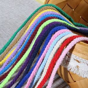 Grosir Mewah Laris Manis 5mm Berbagai Warna Lapisan Pelapis 100% Katun Anyaman Berongga Kekuatan Tinggi Ramah Lingkungan Dekorasi Pakaian - Product Image 6