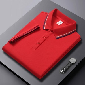 <span class=keywords><strong>T</strong></span>-shirt d'é<span class=keywords><strong>t</strong></span>é à manches courtes pour homme, personnalisable avec logo OEM et ODM, style décontracté pour papa, polo d'affaires - Product Image 4