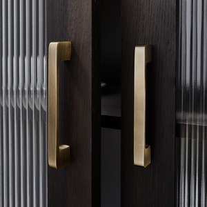 JOYLIFE Solid Brass Drawer Wardrobe Pulls Antique Finish Luxury Cabinet <strong>Door</strong> Handles - Product Image 4