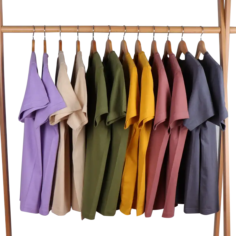 T-shirt pour hommes, large, de couleur unie, 230g, 100% coton, haute qualité, sans couture, Mt2006