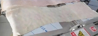 Nouvelle machine à écorcher le porc fraîche, trancheuse à retirer la peau de la viande de porc/mouton/vache, acier inoxydable de qualité alimentaire 304, épaisseur réglable