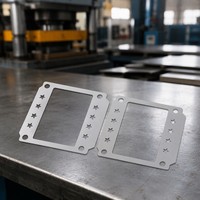 Cadre de plaque d'immatriculation personnalisé en acier inoxydable, pièces métalliques de précision OEM pour véhicules à énergie nouvelle