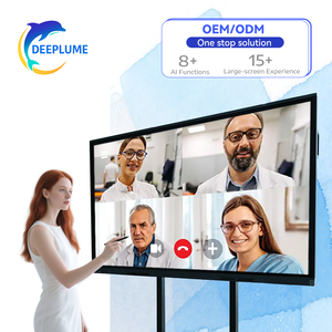 Low MOQ ODM 4K แอนดรอยด์ OPS 55นิ้วจอแสดงผลแบบโต้ตอบสมาร์ทบอร์ดแบบโต้ตอบหน้าจอสัมผัสไวท์บอร์ดอัจฉริยะสำหรับการประชุม - Product Image 1