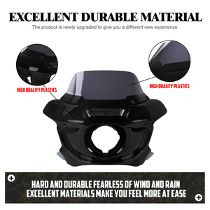 Xe máy Đèn pha fairing núi Khung kính chắn gió Tương thích với Dyna Softail thấp Rider 2006-2025 - Product Image 6