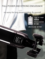 Mountainboard en stock aux États-Unis, moteur à double courroie 1650W*2, avec longboard tout-terrain, planche à roulettes électrique Jking