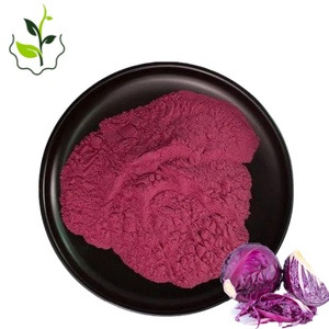 Poudre d'extrait de <span class=keywords><strong>feuille</strong></span> de <span class=keywords><strong>chou</strong></span> violet biologique de qualité alimentaire 100 % pure, fournie par l'usine, disponible en bouteille, fût ou conteneur en plastique - Product Image 1