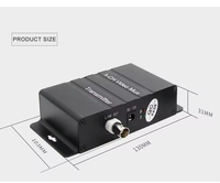 Combinateur vidéo longue portée 400m 5 voies pour transmission analogique CCTV sur câble coaxial pour moniteur de sécurité DVR