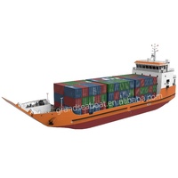 Grandsea 65m LCT Vessel Container Cargo Ship RORO Car Ferry Landing Craft Barge Ship for Sale