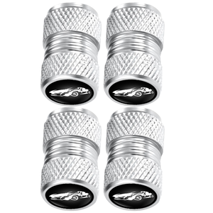 Bouchons de valve de pneu en aluminium personnalisés avec logo, couvre-valve anti-poussière pour voiture, camion, vélo, moto, accessoire auto - Product Image 2